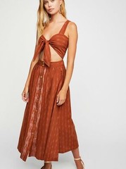 Free People Caldasi Midi Dress S/ M/ L