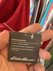 Eddie Bauer Aster Collection Medium Moisture Wicking Sleeveless Red Dress