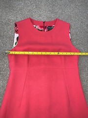Dolce and Gabbana D&G wool pink floral lining Dress sz IT46 UK12 US8 EU38