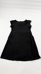 REI Dress Womens Medium Black Stretch Casual Fit Pockets Short Sleeve Travel Gym