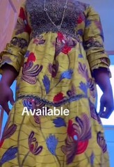 100% Coton African Women Style Akanra Pagne Guipure Long Dress With Head Wrap