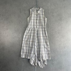 ISSEY MIYAKE Issey Miyake Long Length Dress Check
