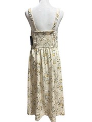 Wild Fable Women’s S Sleeveless Floral Button Front Midi A Line Dress Summer