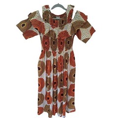 Advance Apparels Free Size Bohemian Princess Maxi Dress Art to wear SZ MED/LG
