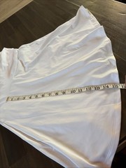 NWT Vuori Tiebreak Halter Dress White Women’s Built-In Shorts Performance Medium