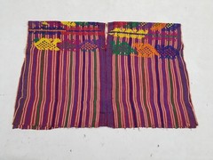 Vintage Traditional Guatemalan Embroidered Handwoven Huipil 107x71cms