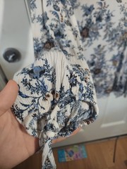 American Eagle Cottagecore Vintage Style Cold Shoulder Mini Dress Size Large