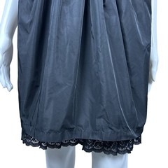 BCBGeneration Y2K Babydoll Strapless Bubble Hem Dress 8 Lace Pleated Coquette