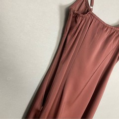NWT Kendall + Kylie Slip Drsss FLAWS Brown Size XS Midi Tie Milkmaid Satin