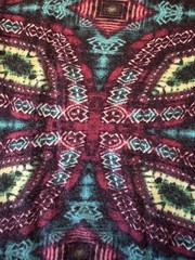 Wet Seal Y2K Women&rsquo;s Geometric Psychedelic Bodycon Sleeveless Tank Dress Size XS