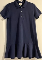 Tuckernuck Navy Blue Pique May Polo Dress Preppy Tennis Classic Pickle Ball Sz M