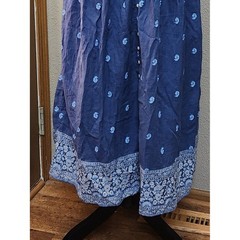 AMERICAN EAGLE Boho Tiered Button Blue Maxi Sun Dress – XS – NWT NEW