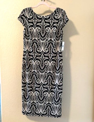 Women&rsquo;s RN Studio by Ronni Nicole Black, Taupe Sheath Dress Size 8