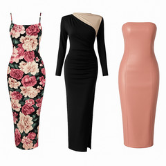 Dress Bodycon Party Pullover Stretchy Floral Size 12 14 16 Choose from