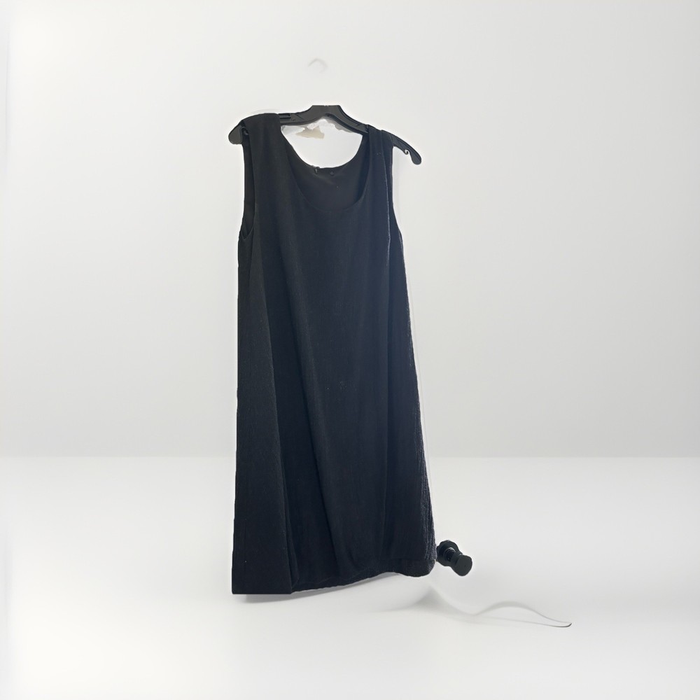 Crea Concept Wool Blend Bubble Hem Shift Dress Women Size 40 US 8 Black