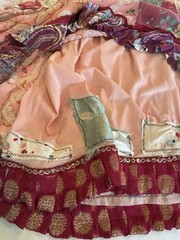 NWOT 100% Silk OOAK Patchwork Gown • SF Faire Artisan Masterpiece ✨
