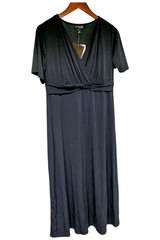 Antthony Women&rsquo;s Capped Sleeve Dress BLack