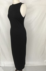 Shein Bodycon Maxi Dress Women’s Size L Sleeveless Black Dress NWT