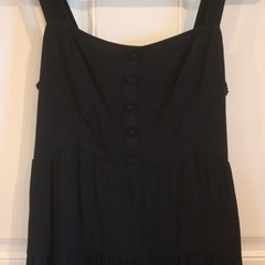 FOREVER 21 NWT Tiered Fit & Flare Sleeveless Black Dress