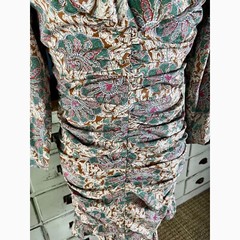 NWT New $698 Veronica Beard Agatha Silk Floral Mini Dress 8
