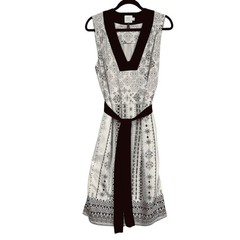 Anthropologie HD in Paris Eventide Midi Sheath Dress, Size 8, Soft Rayon Blend