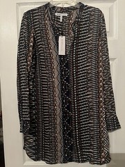BCBGeneration Printed Long Sleeve Mini Dress Size M NWT MSRP $78.00