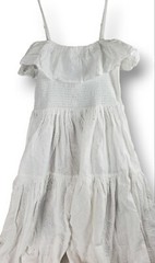 Anthropologie The Solid & Striped Kaia dress eyelet tigers removable straps XL