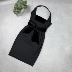 DSQUARED2 DRESS WITH DECORATIVE BOW Black Size 40