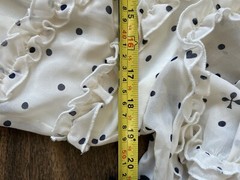 NWOT Koche Collective ​Polka Dot Ruffle Trim Dress Size 34 US Size 0-2 Bohemian