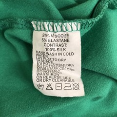 🌻.RIDLEY SIZES EMERALD GREEN JERSEY TUNIC MIDI DRESS CREPE SILK HEMLINE