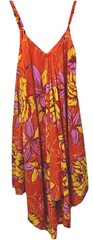 Mlle Gabrielle Women’s Maxi Gypsy Flowy Floral Boho Dress Resort Event-2X