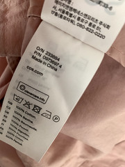 COS shirt tunic shift dress S VGC classic casual balloon sleeve pink modest