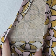 $120 Tilley Tech SLK Tank Dress XL Pink Mosaic UPF 50+ Back Vent Zip Pockets NEW