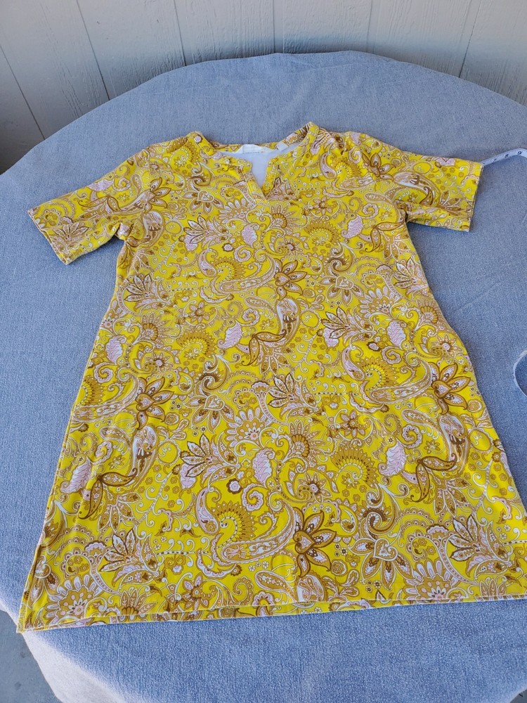 Isaac Mizrahi Live, V-Neck Dress w Elbow Sleeves, Pre-owned MP, 2 Pockets