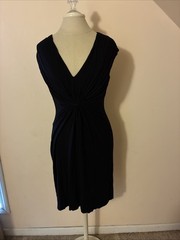 Y2K Calvin Klein Midi Black Dress
