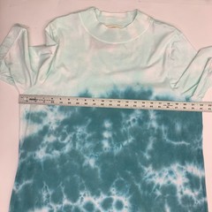 Anthropologie t.la Tie Dye Mock Neck Tunic Dress High Neck Relaxed Fit SZ XL NWT