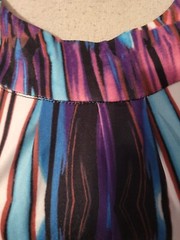 Hua Lan Small Dress Womens Multicolored Sleeveless Round Neck Shift