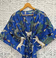 Indian Cotton Multi Kaftans Summer Dress Night Gown Maxi Bridal Caftan Dress