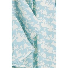 Solid & Striped The Calais Ruffled Horse Printed Crepe Midi Dress Viscose XS NWT