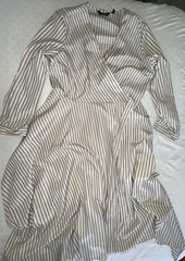 XL Mlle Gabrielle Roll Tab Sleeve Midi Shirtdress D-loc