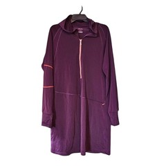 Title Nine Dress Size L Purple Pink Long Sleeve Hooded Activewear Athleisure