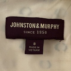 Johnston Murphy Womens Sleeveless Polka Dot Dress Size 8
