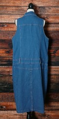 Monroe & Main Dress Size 1X Blue Jean Denim Stretch