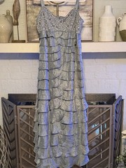 Mermaid Dress Matching Bolero Set By R+M Richards Size 18