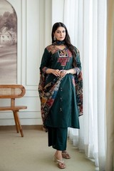 INDIAN PAKISTANI SALWAR KAMEEZ BOHO WOMEN COTTON KURTI PANT DUPATTA SET TUNIC ✨