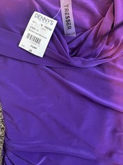 Tresser Junior Girls Slinky Ruched Cami Mini Dress S(1-3) NWT