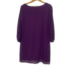 Lulus Purple Shift Dress with Split Sleeves – Size Large