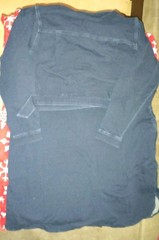 Quacker Factory Dream Jeanne&rsquo;s Button Down Dress With Tie 2x Dark Indigo