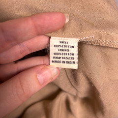 Sim & Sam Flutter Sleeve Cottage Maxi Dress Womens Small Tan 100% Cotton Boho