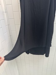 Serendipity Maui XL Black Crepe Layered Sundress Travel Vacation Flattering Fun